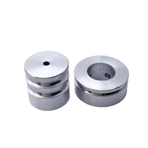 Polea de poleas descentradas solucion con ranura U triple de 5mm para correa 3mm