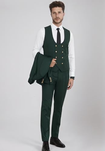 Men's Suits for Men Slim Fit Double Breasted Suit Men 3 Piece Set Mens Suit for Groom Wedding Prom Party Business3