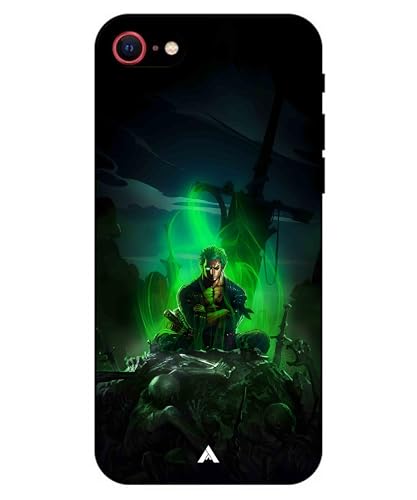 Image of Premium Anime 1 Case for iPhone 8 (Glossy Finish) Soft-Touch Metal TPU Back Cover, Shockproof, Designer, Aesthetic Mobile Phone Case