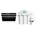 FOTILE JQG7505 30” Under-Cabinet or Wall-Mount Range Hood | Dual DC-Motor | Slant Vent Design & APEC Water Systems ROES-50 Essence Series Top Tier 5-Stage WQA Certified Ultra Safe Reverse Osmosis