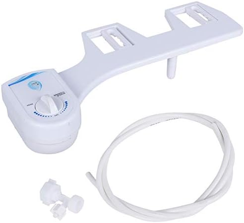 Bidet Toilet Seat Attachment, Adjustable Angle Nozzle Non-Electric Plastic Bathroom Toilet Attachment Bidet Fresh Water Spray Nozzle Toilet Seat Attachment (US STOCK)