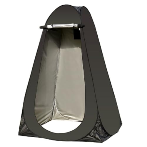 OGXN簡易トイレ、防災トイレ、折りたたみトイレ、携帯トイレ、テント付き、組立簡単、コンパクト収納、汚物袋12枚付属、災害対策、アウトドア、キャンプ、車中泊、介護用品、渋滞対策、建設現場 (ダブル2ウィンドウ,黒)