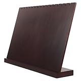 FRCOLOR Organizador de Joyas Soporte Resistente y Elegante de Madera Maciza para Colgar Collares para Almacenamiento el Hogar