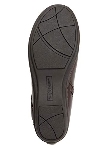 Comfortview Women's Wide Width The Bronte Bootie - 8 1/2 M, Black #TOP3