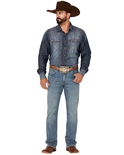 Image of Wrangler Men's Retro Slim Fit Straight Leg Jean
