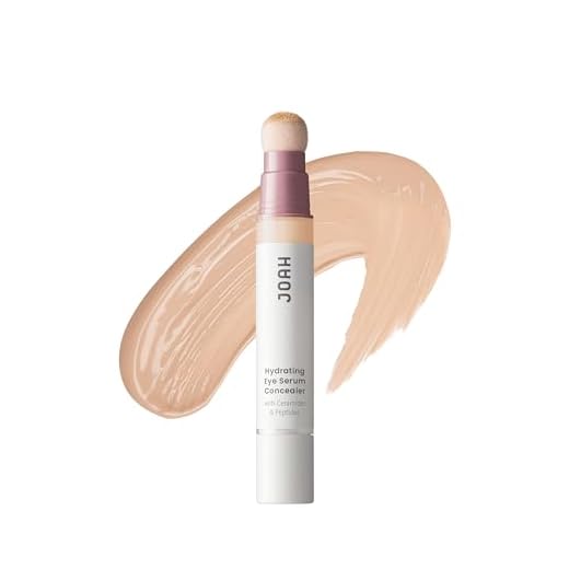 JOAH Perfect Complexion Eye Serum Concealer, Hydrating Under Eye Makeup and Skincare for Dark Circles and Puffiness, Fair Cool