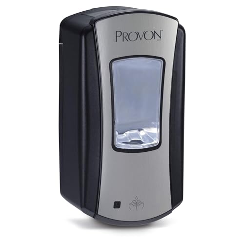 Provon distributeur 1200 ml évite le gaspillage de savon avec son style chrome