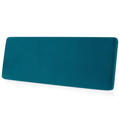 Image of Chunyi Jacquard Polyester Spandex Cushion Slipcover (Sofa Cushion, Blue)