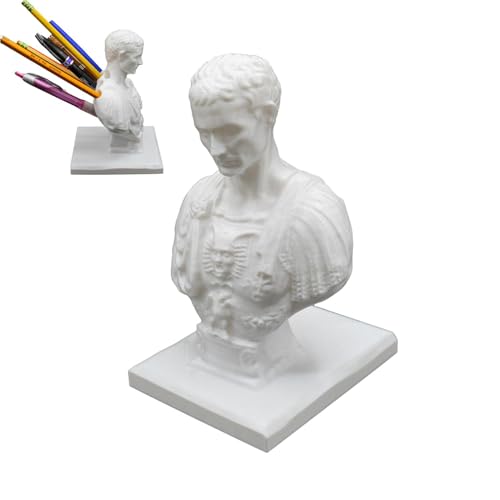 Regalo pratico: mostra la tua cura e il tuo amore a qualsiasi amante della'arte, insegnante o studente con questo portapenne Julius Caesar, un ottimo modo per organizzare le scrivanie e aggiungere un tocco storico.