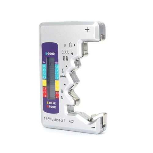 fW^obe[eX^[ LCDfBXvC AA/AAA/9V/1.5V {^Zobe[eʃ`FbNo Ódeʐffc[(Bar Chart Silver)