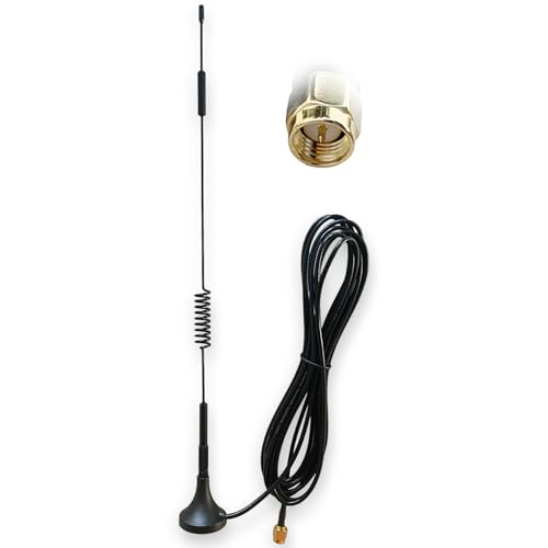 LoRaWAN - Antenna a molla con montaggio magnetico 868 MHz flessibile per IoT supporta lestrazione mineraria HNT con hotspot ad elio connettori connettore