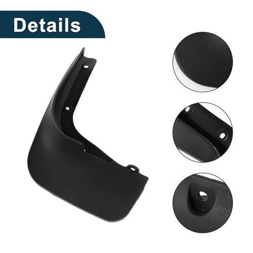 Image of Mud Flaps Splash Guards for Volkswagen Sharan 2008-2020 W /Mount Accessories Mud Guards Front and Rear 1 Set