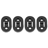 Techting 4pcs Auto-Auspuff-Aufhänger Buchse Heckrohrhalterung Gummihalter Halterung KFZ Zubehör