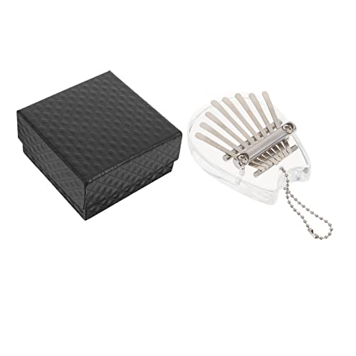 Toddmomy 1 Set Mini Thumb Piano Musical Key Beginner Clear Finger Piano present Portable Portable Music Instrument Delicate Finger Organ Acrylic
