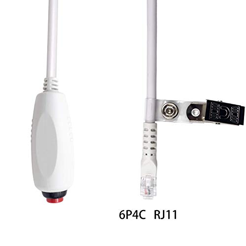 Cable con Conector RJ11 6P4C para Sistema de Llamada de Enfermería miniatura 2