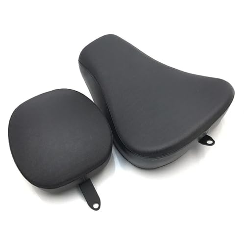 Coussin de siège de moto en cuir idéal pour les longs road trips en duo sur Harley