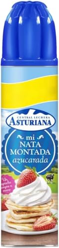 Nata Montada Azucarada en Spray Central Lechera Asturiana 250g |