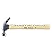 Claw Hammer for Dad Personalized 20 Oz Engraved Wood Handle Steel Hammer Dad, When It Comes To Being Great, You Nailed It Wooden Gift for Fathers Day Birthday Anniversary