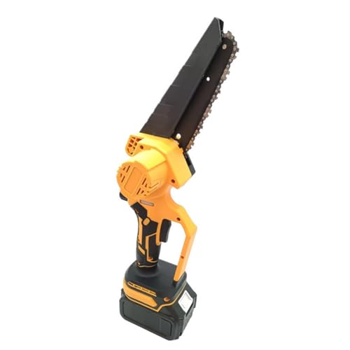 LOLPALONE Mini Motosierra, Motosierra Eléctrica Inalámbrica Portátil, de de Alta Potencia para Podar Ramas, Jardín
