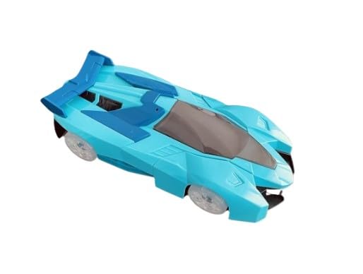KRIREEN Speed Racer Electric Universal Deformation Car Toy Car with Lights and Music Racing Car 3+ Years Old Boys and Girls, Best Gift for Kids & Children (Multicolor), (Pack of 1) 4