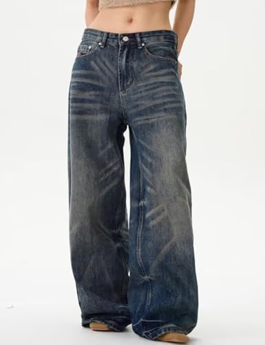 Y2K Baggy Jeans Vintage Denim Pants Fashion Hip Hop Joggers Pants Streetwear2