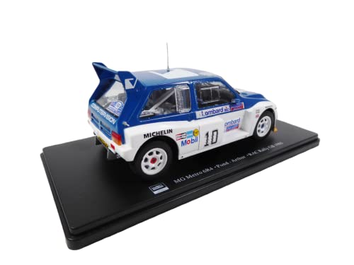 - Miniature car reproduced in 1/24 scale compatible for MG METRO 6R4 POND - RAC Rally GB 1985 - RVQ21