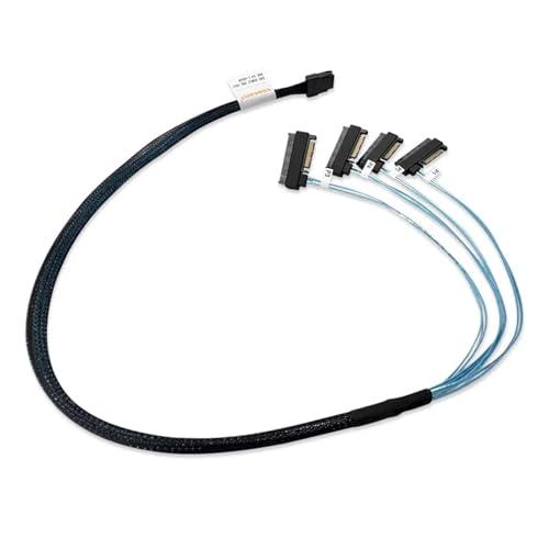 Cable S-AS SFF8087 a 4 SFF8482 con energía SATA 0.8 m miniatura 3