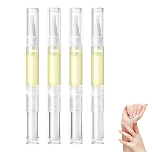 Nailz Nail Pen - Radiant Nail Cuticle Oil for Strength and Moisture Rejuvenation Serum Cuticle Oil Pen for Finger Edge Manicure Nourishing Nail Skin Edge Care (2ml Lemon)
