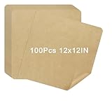 SIUDANGKA 100Pcs 12-inch Air Fryer Parchment Paper Squares Baking Parchment for Cuisinart Air Fryer Cuisinart Convection Toaster Oven,