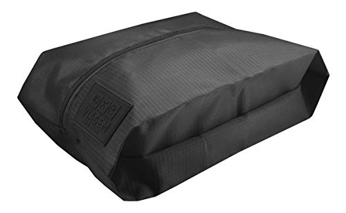 Necessaire Bolsa Porta Sapato Saco Organizador Mala Academia Cor: Preto