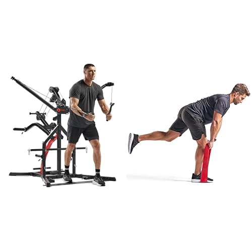 Sunny Health Fitness Power Rack - SF-HG92401 160 LB Resistance Band Bundle NO 088-160