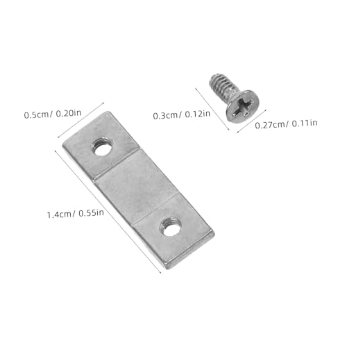 Juego de 10 placas tope para calibrador con tornillos miniatura 2