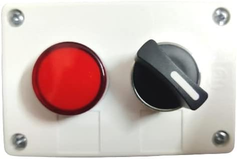 2 Way Control Box with Red Pilot Indicator & Selector Switch 3 Position