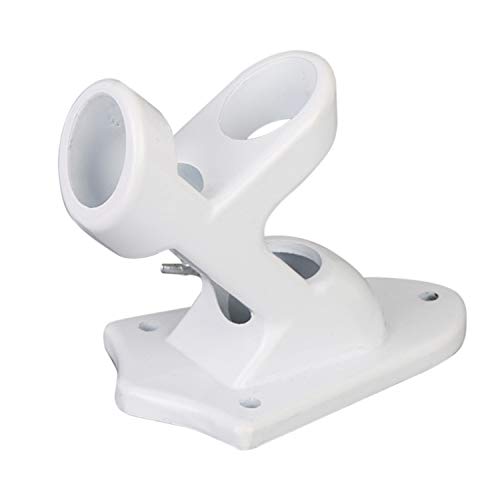 Base de mastro de bandeira de parede ajustável de 45 ° Suporte de montagem de mastro de bandeira de