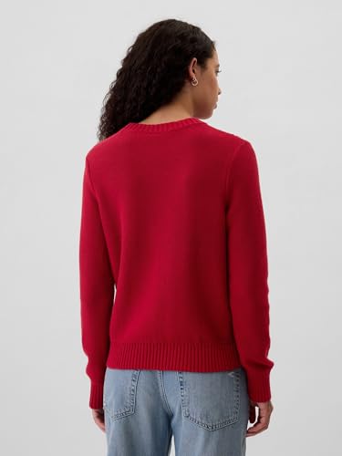 Image of Gap Women's Cable Crewneck Sweater