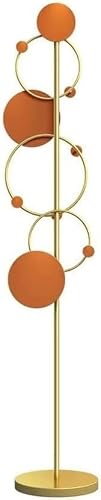 MYUYEE Coat Rack Unique Clothes Rack, Freestanding Metal Hat Rack With 9 Hooks, Stable Round Floor Stand, Hallway Entrance Clothes Rack