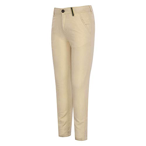 Image of Gini & Jony Boys 4 Pocket Solid Trousers