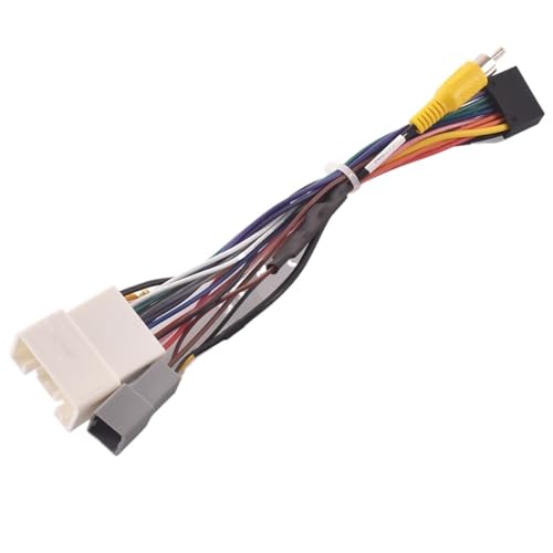 MOTOHIRO カーラジオステレオ配線ハーネスケーブルアダプター Android 16ピン、三菱、ランサー2007+、アウトランダーパジェロASX用 無線アダプタケーブル(B)