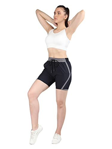 Image of CHKOKKO Summer Basketball Sports Workout Gym Training Wear Shorts for Women
