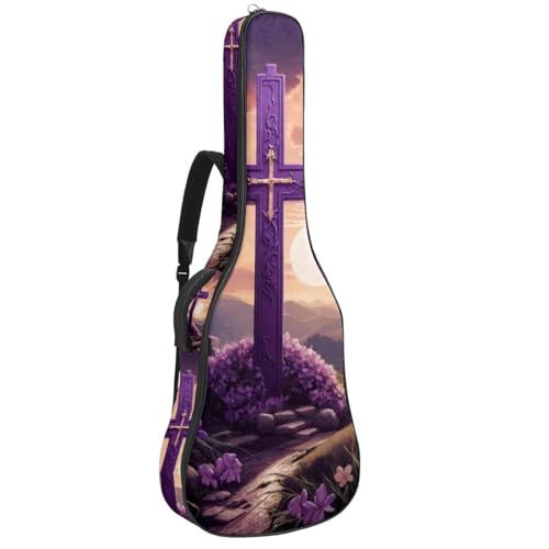 Étui guitare imperméable à plusieurs poches et protection en éponge antichoc