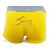 [シャレもん] 干支ボクサーパンツ 【金RABBITジャンプ】 【黄ドライパンツ】【L】