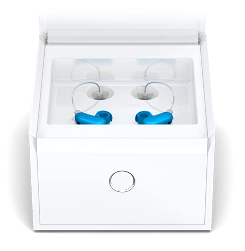 Perfectclean Hearing Aid, Earbud, Airpod Cleaner Kit | All-In-One Electronic Washer & Dryer Safely Cleans, Dries & Dehumidifies In 1 Hour | Removes Earwax, Dirt, Sweat, Moisture | Uv-C Light Box #TOP2