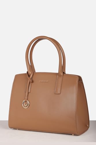 Image of Allen Solly Women's Large Tote Shoulder Bag | Vegan Leather | Textured Finish | Lightweight & Durable | Everyday Use