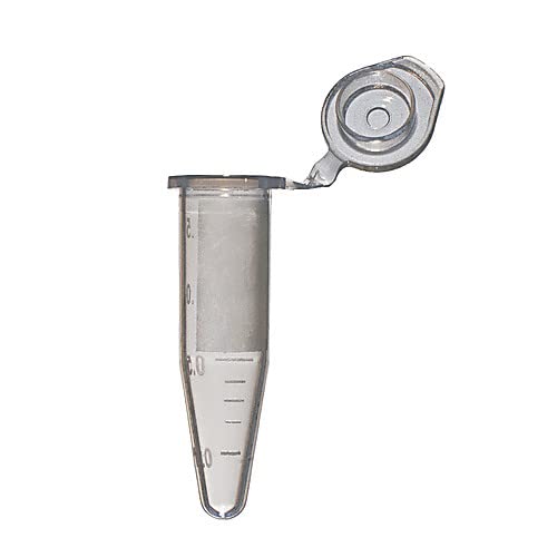 1260-03-200LF Posi-Click Large Cap Micro centrifuge Tubes, Easy-Open, Orange, 1.7ml Capacity, Pack of 5000