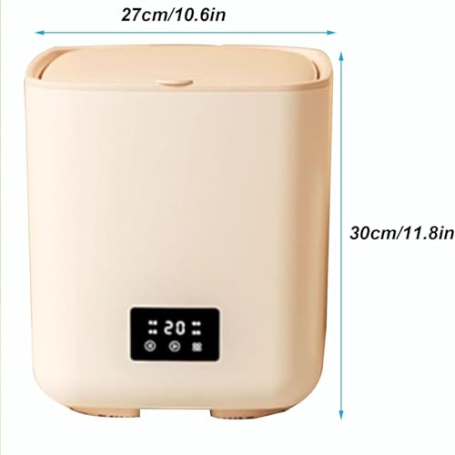 Lavadora portátil de 10L con 4 modos inteligentes para ropa interior 7