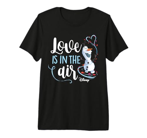 T-shirt Reine des Neiges Olaf vêtement idéal pour fêter la Saint-Valentin à l'école en famille