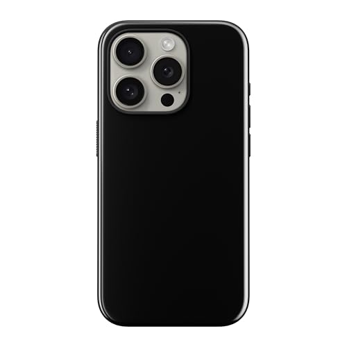 Nomad Sport Case for iPhone 15 Pro Case Slim 6ft Drop Protect Camera Lens & Screen Protector Bumper Phone Case, Mag Safe & Wireless Charging - Black