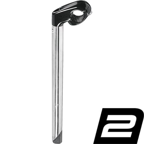 ergotec Unisex - Adult Cat2 Stem, Black, Diameter 25.4 mm