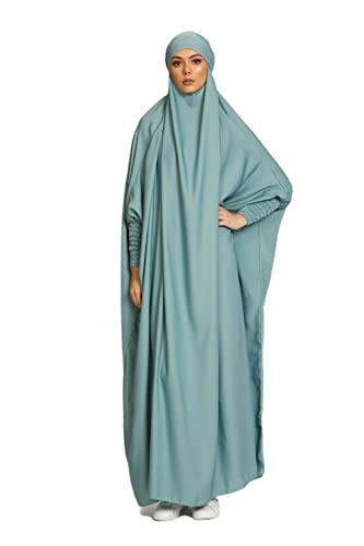RLLJS Women Muslim Dress Ramadan One Piece Prayer Garment Hijab Hooded Abaya Dubai Full Cover Islam Robe African Turkey Caftan