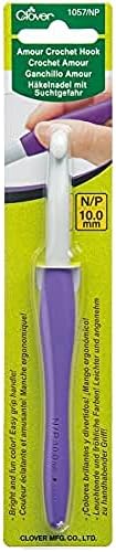 clover 1055/L Amour Crochet Hook, Size L/8.0mm